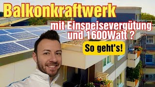 Balkonkraftwerk und große PV Anlage gleichzeitig betreiben So geht das dann auch über 800Watt [upl. by Irahc552]