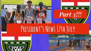 President’s News Wednesday 17th July  Part 3 [upl. by Phionna]