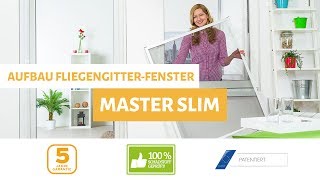 Fliegengitter Fenster Slim MontageVideo [upl. by Ahseki]