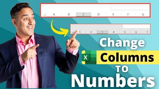 Using the Microsoft Excel R1C1 Reference Style Change Columns to Numbers [upl. by Lavina]