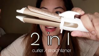 PHILIPS BHH777 MultiStyler 2in1 Hair Straightener and Curler Review [upl. by Nytsrik39]