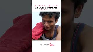 A Day With BTech Student  3  Comedy Promo  Reels  Whatsapp Status  Chai Bisket  comedy [upl. by Fanchie]