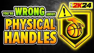 NBA 2K24 Best Build  PHYSICAL HANDLES Badge Full Breakdown [upl. by Ayom]