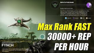 Destiny 2 Fastest Throne World Reputation Farm 30k Rep Per Hour Fynch [upl. by Enitselec]