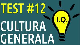 TEST Cultura Generala 12 formuleonline test culturagenerala [upl. by Haeluj]