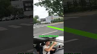 Linksabbieger ohne Markierungen⬅️ shorts führerschein fahrschule fahrprüfung dashcam [upl. by Ecnaralc]