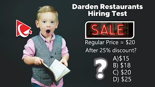 Darden Restaurants Hiring Assessment Test [upl. by Safier]