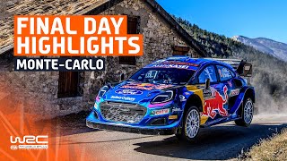 Final Day Highlights  WRC Rallye MonteCarlo 2023 [upl. by Ahseinet]