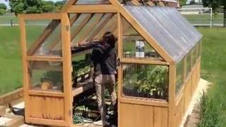 A Sun Country Greenhouse Kit at The Living Prairie Museum Winnipeg MB CA [upl. by Brittnee361]