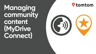 Managing community content for your navigation device [upl. by Eneles26]