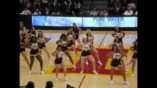 Iona Gaels Cheerleaders during 2nd half timeout  Fairfield vs Iona  January 18 2013 [upl. by Lebna371]