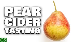 Pear Cider Tasting  Carbonated Perry Cider [upl. by Harad]