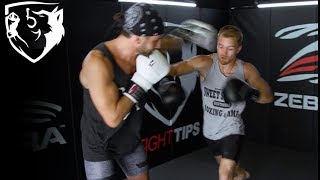 YouTuber vs Pro Boxer Shane Fazen Sparring Chris Algieri [upl. by Atiuqad]