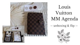 A6 LV MM Agenda Unboxing  Functional Flip [upl. by Bolanger]