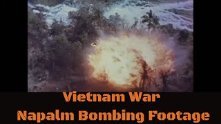 VIETNAM WAR F105 NAPALM BOMBING MISSIONS RAW FOOTAGE SILENT XD31101 [upl. by Trevethick]