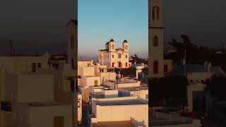 Naoussa harbour at sunset paros greece greekislands [upl. by Mayhs]