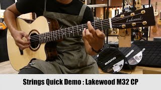 Strings Quick Demo  Lakewood M32 CP [upl. by Wavell350]