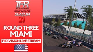 TFR eSports S21  F1 Round 3 Miami GP 🇺🇸 [upl. by Hartwell]