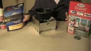 Review of Sterno Stove Emergency Kit Boiling Water [upl. by Aramoiz]