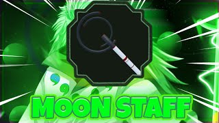 MOON STAFF LOCATION amp SHOWCASE PROS amp CONS  Roblox Shindo Life [upl. by Leavelle]