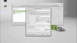 Create a wireless WiFi hotspot  adhoc  in Linux Mint 14 [upl. by Casta687]