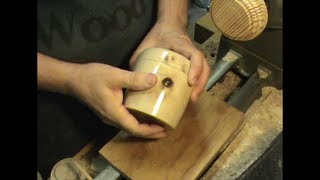 Turning a Maple Salt Box part 1 [upl. by Mungovan]