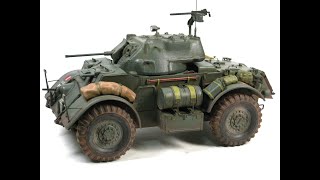 Italeri 135 Staghound MkI British Armored car [upl. by Conte]