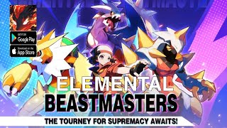 Elemental Beastmasters Gameplay  Pokemon RPG Game Android [upl. by Rodgers]