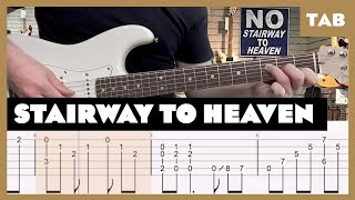 Led Zeppelin  Stairway to Heaven  Guitar Tab  Lesson  Cover  Tutorial [upl. by Naltiak]