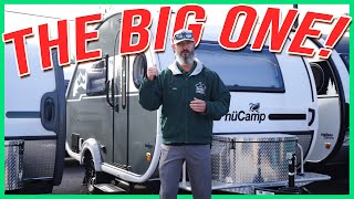 The Big One 2024 NuCamp TAB 400 Boondock Teardrop Travel Trailer Tour  Beckleys RVs [upl. by Tedie912]