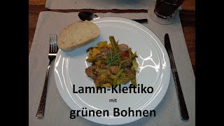 Lamm Kleftiko  Räuberart mit grünen Bohnen im Dutch Oven [upl. by Veriee]