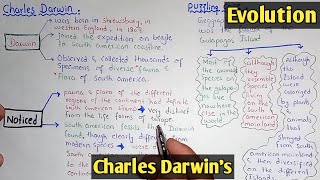 Journey Of Charles Darwin  Theory Of Natural selection  Class 12 Biology [upl. by Shieh]