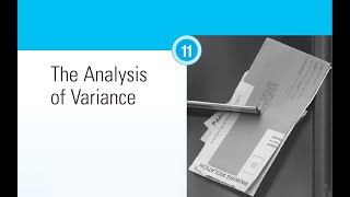 Section 1122 The Completely Randomized Design A OneWay Classification [upl. by Sirron]