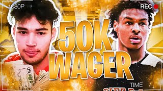 Bronny James and Adin were Challenged to a 50000 Wager They Accepted NBA 2K20 [upl. by Alwyn]