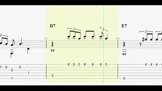 Youre a Mean One Mr Grinch with full tablaturesheet music for solo fingerstyle guitar [upl. by Luckett]