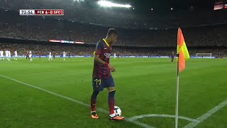 Neymars First Game at Camp Nou [upl. by Heringer928]