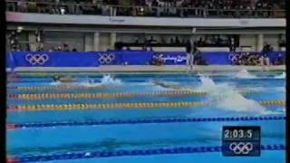 2000  Australia Olympic Silver  Mens 4x100 Medley Relay  Welsh Harrison Huegill Klim [upl. by Malinde38]