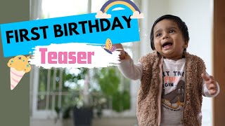 Riyansh 1st Birthday Teaser [upl. by Ociral]