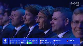 The UEFA EURO 2024 Qualification Draw [upl. by Ytsenoh]