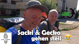 Sacki amp Gecko gehen steil 😂🤣  Schwitzen auf der Schwäbischen Alb 🥵 Kai Sackmann  STADTGECKOde 🦎 [upl. by Ariait187]