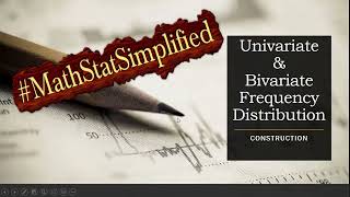 Class 11 Chi Square Statistics  Bivariate frequency distribution Exercise 42  Lecture 3  MV Sir [upl. by Lerrej834]