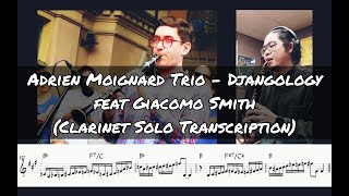 Adrien Moignard Trio feat Giacomo Smith  Djangology Clarinet Solo Transcription [upl. by Ermine]