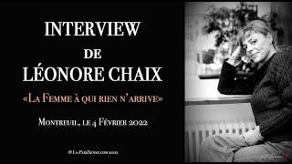 Interview de Leonore Chaix  quotLa femme à qui rien narrivequot [upl. by Atled]