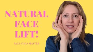 How To Prevent Sagging Cheeks To keep Face YoungNatural Face Lift Yoga Massage [upl. by Radek]