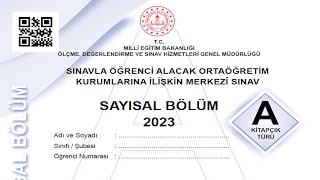 LGS 2023 FEN BİLİMLERİ SORU VE CEVAP ANAHTARI lgs2023 2023LGS lgssoruları [upl. by Gilleod]