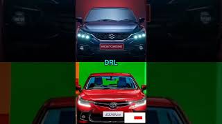 Baleno vs Glanza shorts baleno glanza car malayalam carlovercomparison [upl. by Higinbotham771]