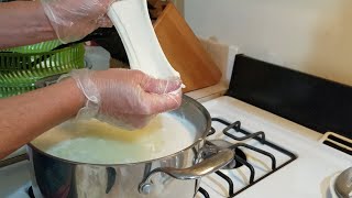 Easy Mozzarella Recipe Made From Goat Milk [upl. by Pax]