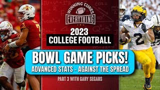 College Football Bowl Picks Part 3 2023 Spread Picks amp Predictions  13 games [upl. by Ayota498]