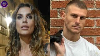 Elisabetta Canalis labbra attaccate a quelle del famosissimo non si tratta di Georgian ma del più [upl. by Baudin369]