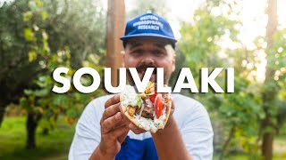 SOUVLAKI IN GREECE [upl. by Ebbie]